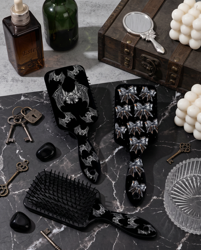 Laura's Handmade Goth Hairbrushes